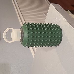bkr green spiked bottle reusable